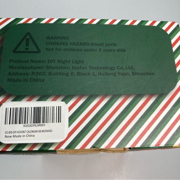 Christmas Advent Calendar Ages 3+ DIY Create a Mermaid Scene in a Globe. - Picture 4 of 11